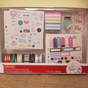Craft Smart sticker and Embellishment